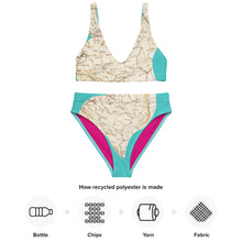 Load image into Gallery viewer, Recycled high-waisted bikini SW23-5B
