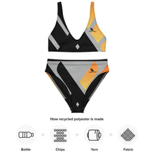 Load image into Gallery viewer, Recycled high-waisted bikini SW23-16B
