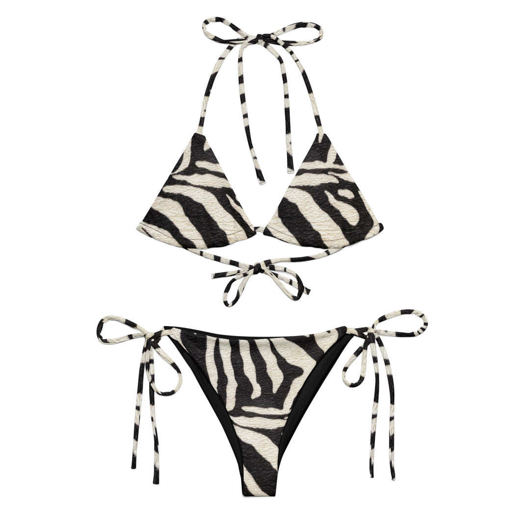 All-over print recycled string bikini SW23-14A