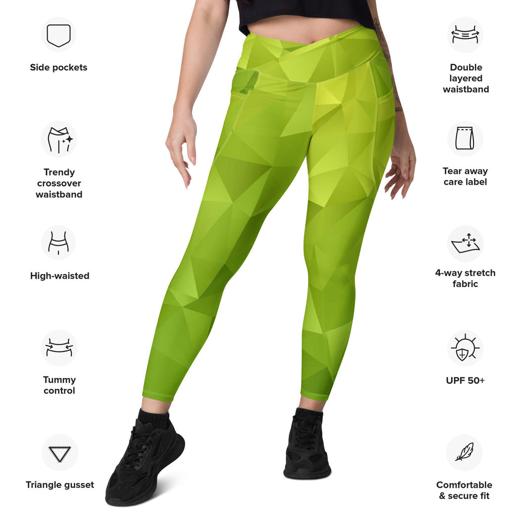 Crossover Leggings with Pockets PF-N22-004WG