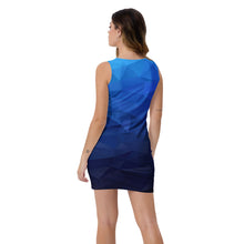 Load image into Gallery viewer, Dress Bodycon PF-D22-901 Blue Matrix
