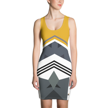 Load image into Gallery viewer, Dress Bodycon PF-D22-900 GWG Geo
