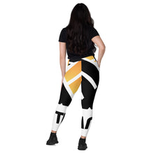Load image into Gallery viewer, Leggings with Pockets PF-F23-022 UNSTOPPABLE (white pockets)
