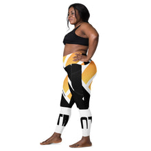 Load image into Gallery viewer, Leggings with Pockets PF-F23-022 UNSTOPPABLE (black pockets)
