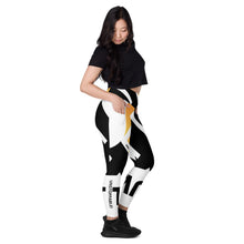 Load image into Gallery viewer, Leggings with Pockets PF-F23-022 UNSTOPPABLE (white pockets)

