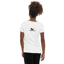 Load image into Gallery viewer, T-shirt Women&#39;s Athletic Tee PF-N22-802WTS Abstract Gray WBG
